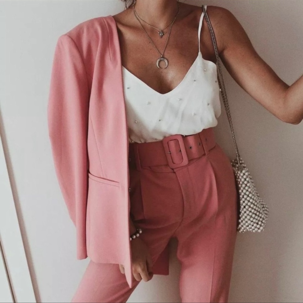 Zara pants with belt